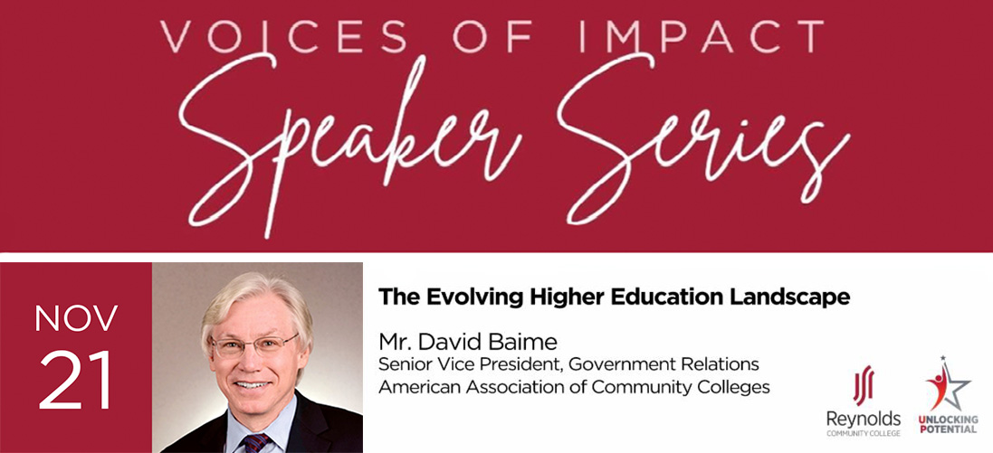 Voices of Impact Speaker Series, Dr. David Baime